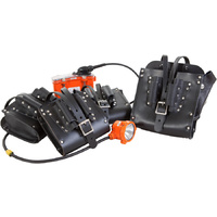 Leather Cap Lamp Battery Pouch
