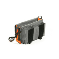 Large Canvas Tool Bag with Two External Pockets
