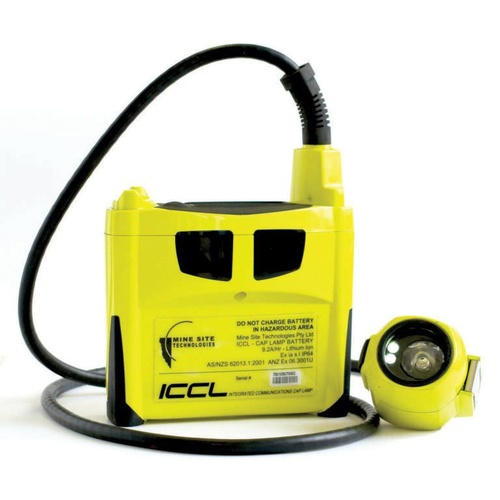 Leather Cap Lamp Battery Pouch [Make of Cap Lamp Battery: Mine Site Technologies ICCL Cap Lamp]